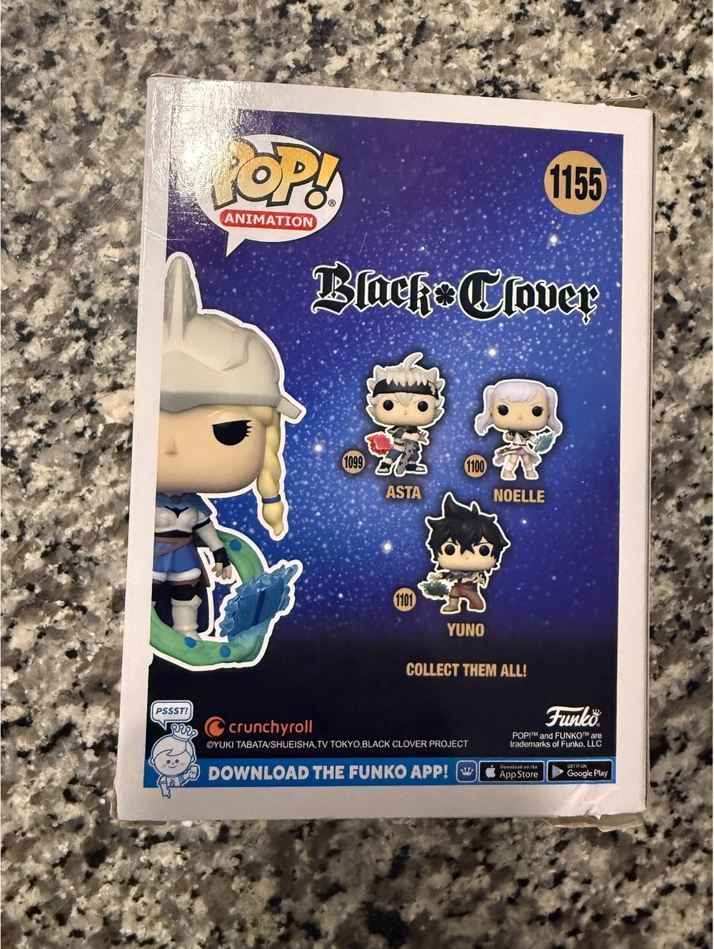 Funko Pop Charlotte #1155 Black Clover GITD Chalice Exclusive - Box Damage - Picture 2 of 9